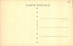 POSTAL Nevers L iglesia Etienne santo de la VENDIMIA