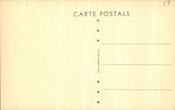 POSTAL Nevers interior de la VENDIMIA del estilo meridional del romance de la pieza de la catedral