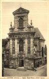 Saint Pierre de la iglesia de Nevers de la POSTAL de la VENDIMIA