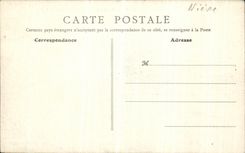 POSTAL Nevers de la VENDIMIA el paladar ducal y el jardin