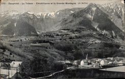 CPA Dauphine Le Trieves Chichillanne et la Grande Montagne