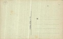 POSTAL Nevers de la VENDIMIA la catedral y el jardin público del paladar ducal