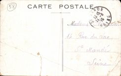 POSTAL Nevers de la VENDIMIA el puente del Loire