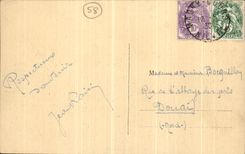 La POSTAL Nevers de la VENDIMIA pone la república la fuente y el paladar ducal