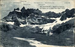 CPA Dauphine Massif du Pelvoux La chaine de la Meije 