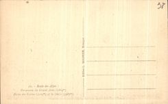 CPA Route des Alpes Panorama du Grand Area Barre des Ecrins et la Meije 