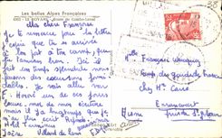 CPA Le Royans Route de Combe Laval