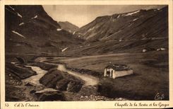 CPA Col d Iseran Chapelle de la Lenta et les gorges