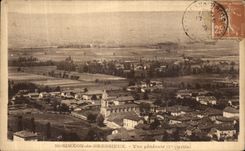 CPA St Simeon de Bressieux Vue Generale