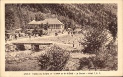 CPA Vallee du Guiers Vif Camp de St Meme Le Chalet Hotel TCF