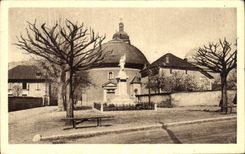 CPA Villard Bonnot L Eglise Au fond la Dent de Crolles