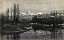 VINTAGE POSTCARD Surroundings of Grenoble L isere ad interim D Love