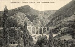 CPA Dauphine Ligne de La Mure Les Viaducs de Loulla