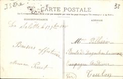 CPA Propriete exclusive du pelernage de Notre Dame de la Salette Lieux de l apparition