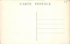 Alrededores pintorescos de Vercors de la POSTAL de la VENDIMIA del puente en el puente de Royans en Bourne y el castillo fuerte viejo