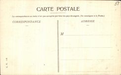 POSTAL Dauphine Vercors interior de la VENDIMIA de las grandes piezas estrechas