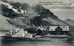 CPA Dauphine Le Lautaret Les Hotels le Jardin alpin et le Combeynot