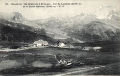 CPA Dauphine De Granoble a Briancon Col du Lautaret et le grand Galibier 