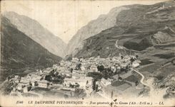 CPA Le Dauphine Pittoresque Vue Generale de la Grave