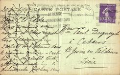 VINTAGE POSTCARD Body the Picturesque Alps View taken Vault of Roch Saint In the content Mountains of Salette