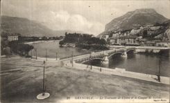 VINTAGE POSTCARD Grenoble Tournaut of and the Helmet of Neron