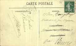 VINTAGE POSTCARD Grenoble Tournaut of and the Helmet of Neron