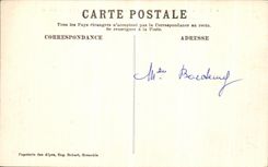 VINTAGE POSTCARD Grenoble the Bridge of L Hospital and the Alpine range