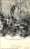 VINTAGE POSTCARD Grenoble the Fountain the Torrent with the garden of city