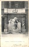 VINTAGE POSTCARD Grenoble Fountain of the Lion by Sappey
