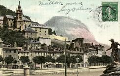 VINTAGE POSTCARD Grenoble the Convent co  Marie and St Eynard Mercury