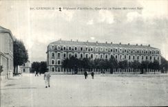 VINTAGE POSTCARD Grenoble Regiment D Artillerie District of Good Building Is Militaria
