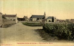 POSTAL Ingrandes de la VENDIMIA vista en el norte