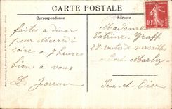 POSTAL Ingrandes de la VENDIMIA vista en el norte