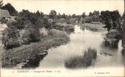 CPA Cormery Paysage sur l Indre