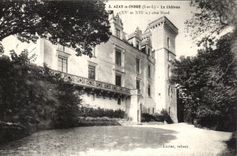 CPA Azay s Indre Le Chateau Cote Nord