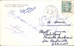 CPA La Haye Descartes Place de l Hotel de Ville 