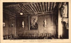 CPA Bourgueil Chateau Abbatial Salon 