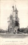 POSTAL de la VENDIMIA el castillo de Chenonceaux la torre