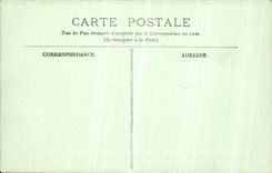 POSTAL Chenonceaux de la VENDIMIA la relevacion baja del castillo de Gaujon que adorna el ataque frontal en el pasado