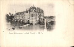 POSTAL de la VENDIMIA el ataque frontal de De Chenonceaux Eastern del castillo