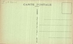 POSTAL Chenonceaux de la VENDIMIA el castillo L ala Thomas Bohier