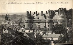CPA Langeais Vue Panoramique du Chateau 