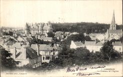CPA Langeais Le Chateau et l Eglise 