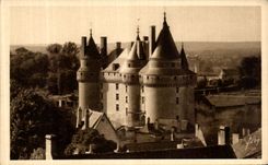 CPA Langeais Facade Nord du Chateau 