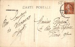 VINTAGE POSTCARD Morvan Settons View Taken of the Round slices