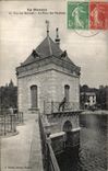 VINTAGE POSTCARD Morvan Lake of Settons the tower of the machines