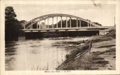 POSTAL Mery de la VENDIMIA en Oise el puente