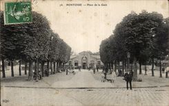 La POSTAL Pontoise de la VENDIMIA pone la estacion