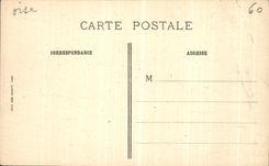 Instituto de la POSTAL de la VENDIMIA de Francia Abbey De Chaalis el piso con la francesa