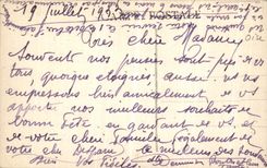 Interior de los potes de Conchy de la POSTAL de la VENDIMIA de L iglesia